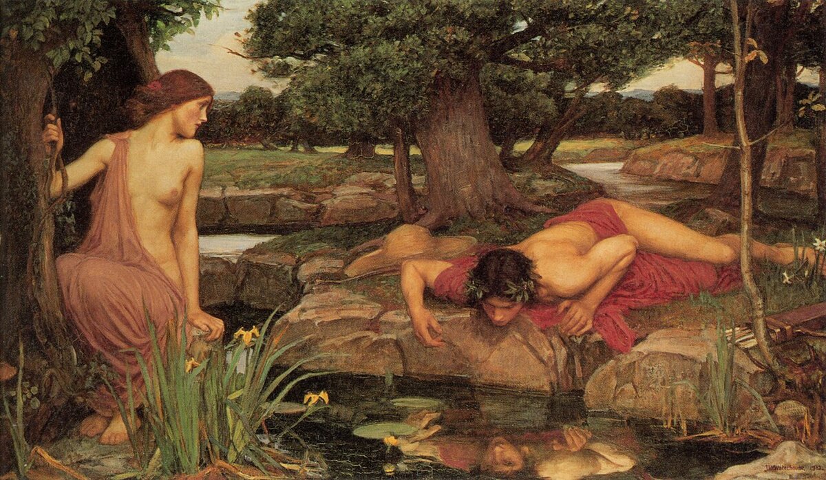 painting echo and narcissus