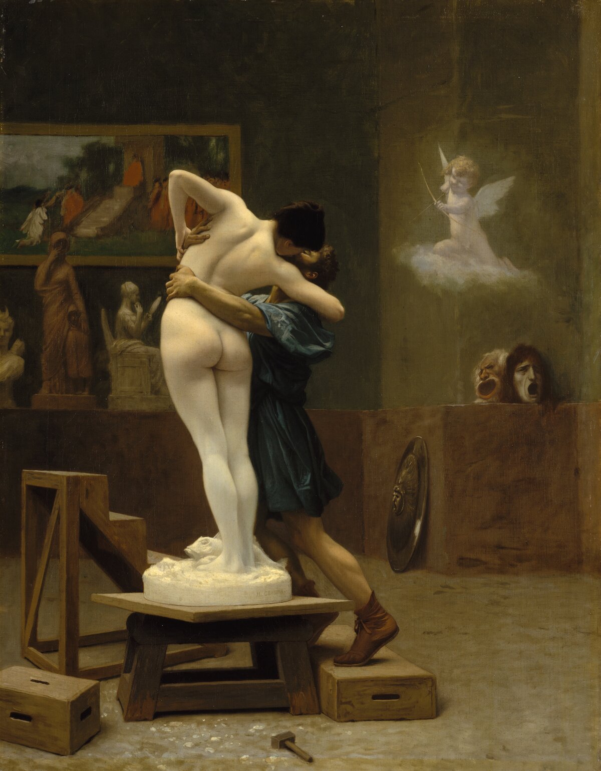 painting pygmalion gerome