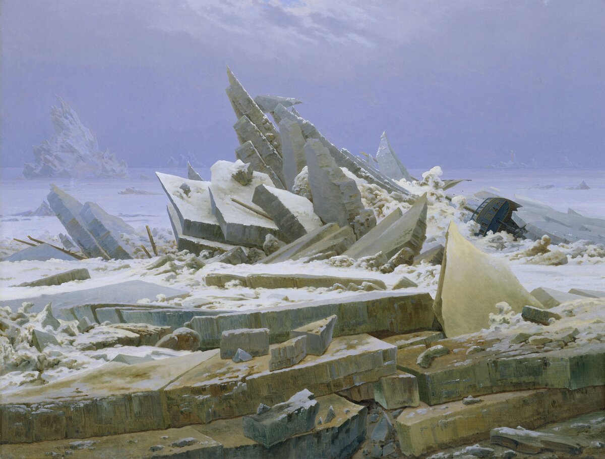 painting sea of ice