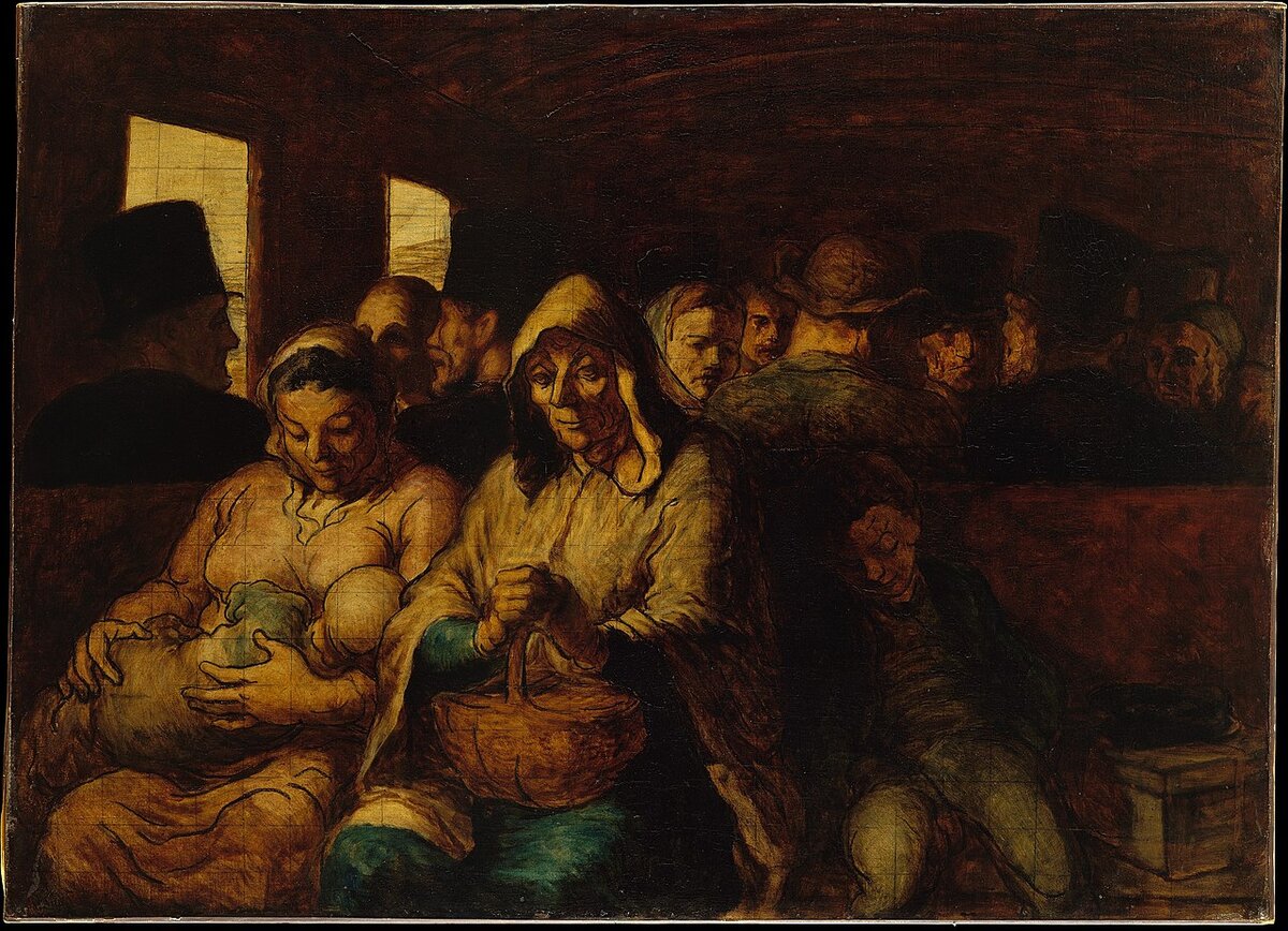 painting third class carriage