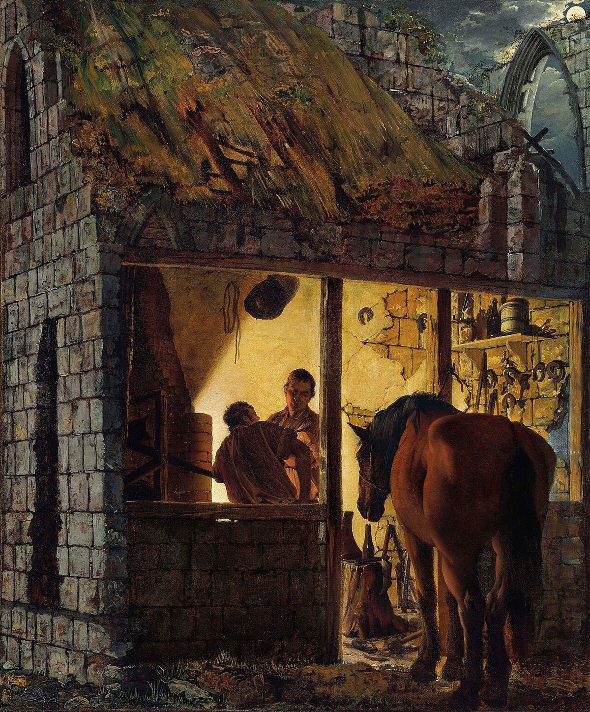 painting blacksmith shop wright