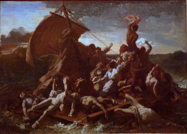 painting raft medusa gericault
